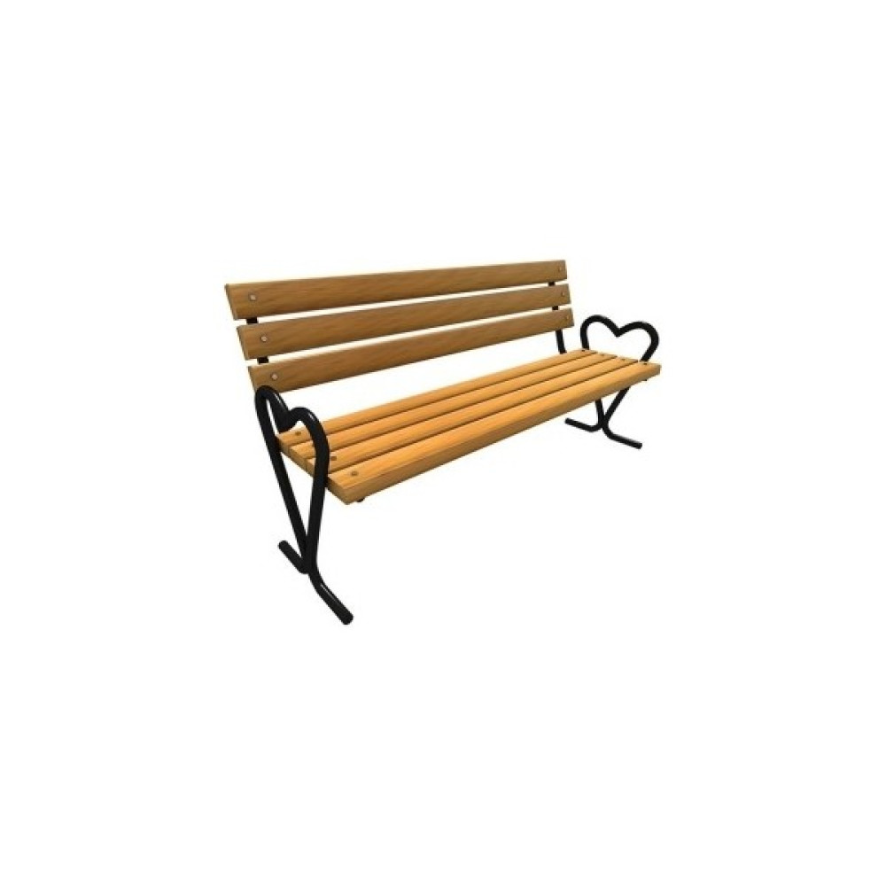 PARKSAN AHŞAP Metal Ayak Bank 140(L)X30(W)X80(H) - Açık Kahverengi Bahçe Bankı Fiyatı