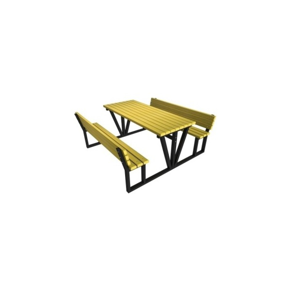 Parksan Ahşap Piknik Masası (Metal Ayaklı) 145(L)X182(W)X80(H) Kamp & Piknik Masası Fiyatı