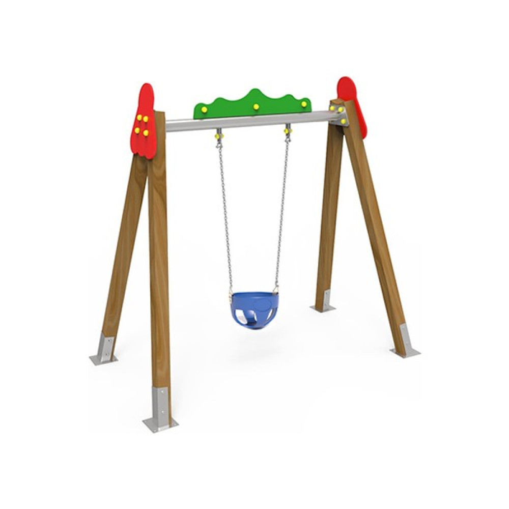 Parksan Parksan Sumo Bebek Salıncak Ahşap Bahçe Salıncak Setleri Ahşap Bahçe Çocuk Oyun Parkı Sumo Bebek Salıncak - Açık Kahverengi Bahçe Salıncağı Fiyatı