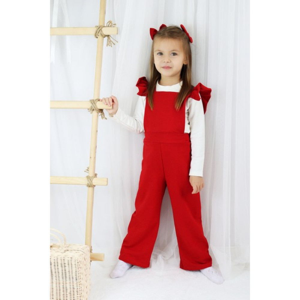 Parla Kids Kız Çocuk Berlin Pamuklu Fırfırlı Bağlama Detaylı Tulum Salopet Toka Takım Kız Çocuk Tulum ve Salopet Fiyatı