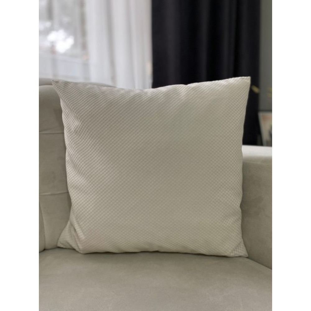 Parla Lifee Krem Keten Kırlent Kılıfı - 43 x 43 cm - Beyaz - Krem Kırlent / Mobilya Yastığı Fiyatı
