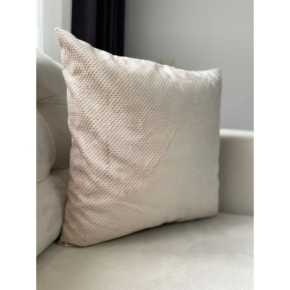 Parla Lifee Krem Renk Kırlent Kılıfı - 42 x 42 cm - Açık Krem Masa Örtüsü Fiyatı