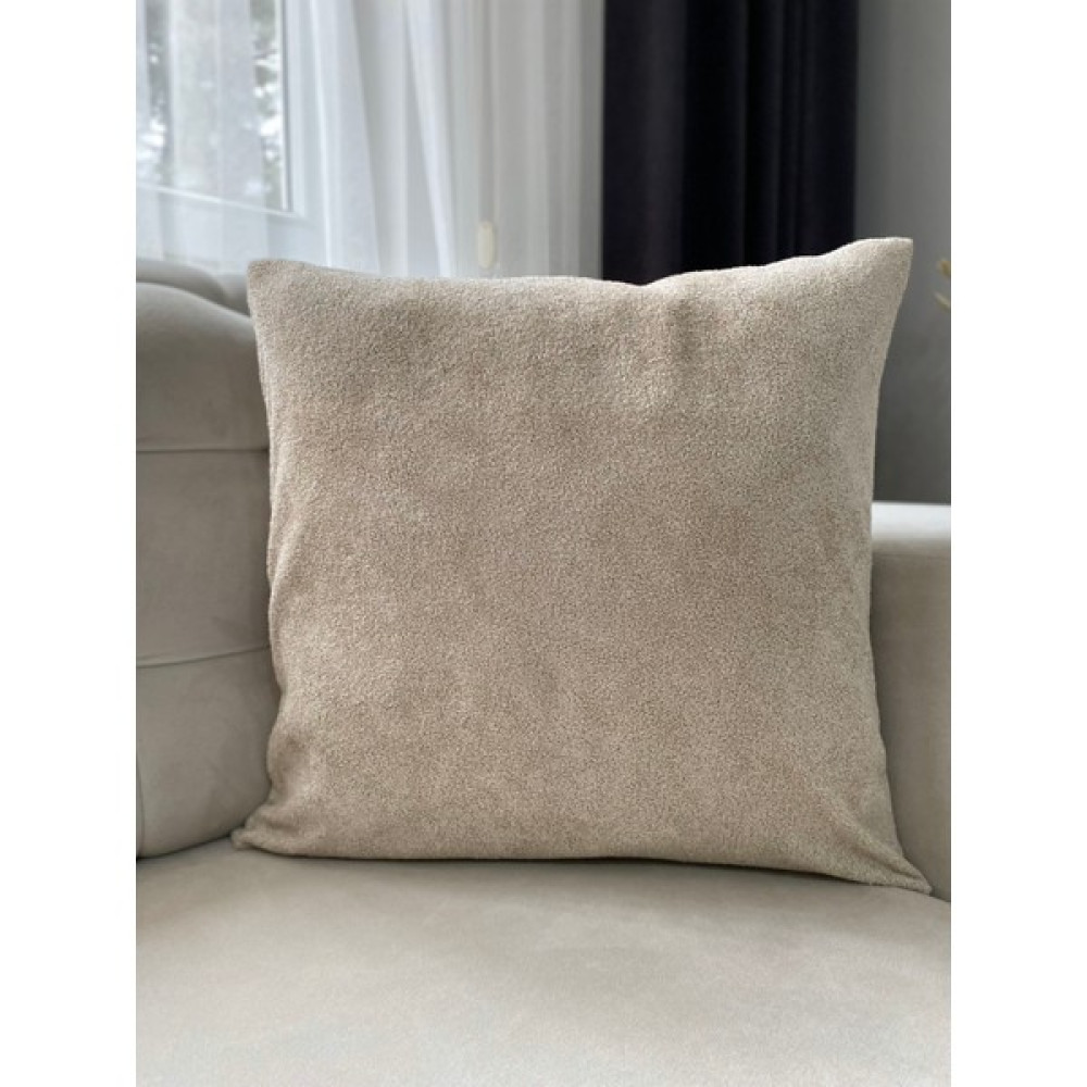 Parla Lifee Teddy Kırlent Kılıfı - 42 x 42 cm - Bej Kırlent / Mobilya Yastığı Fiyatı