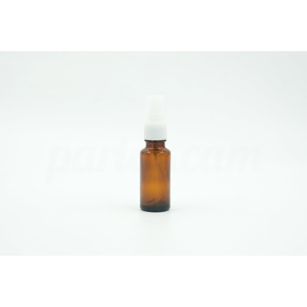 Parlak Cam Sprey Cam Şişe Beyaz Başlıklı Amber 30ml Hijyen ve Temizlik Fiyatı