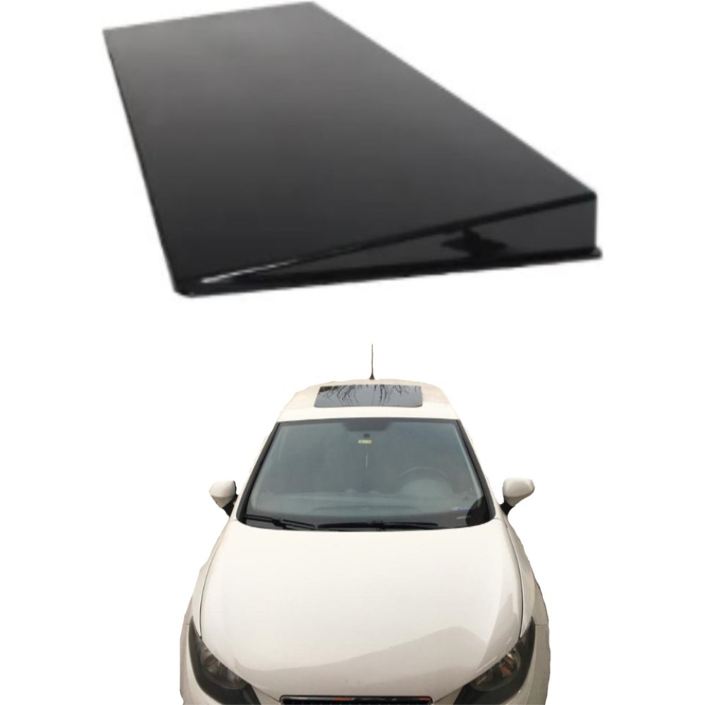 Parlak Siyah Yalancı Çakma Sahte Sunroof Tavan Rüzgarlığı Arkası Kapalı Oto Rüzgarlıkları Fiyatı