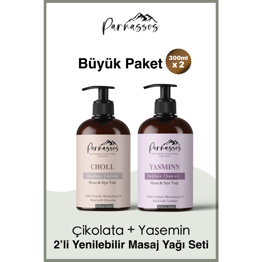 Parnassos Çikolata Aromalı Ve Yasemin Özlü Duyusal Ve Afrodizyak Etkili Aromaterapi Masaj Yağı Seti 300 Ml Bitkisel Yağlar Fiyatı