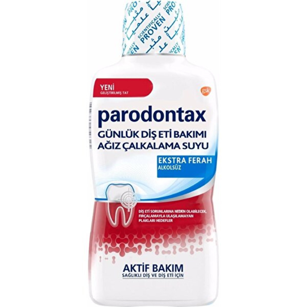 Parodontax Ağız Bakım Suyu Ekstra Ferah 500 Ml Ağız Gargara ve Spreyi Fiyatı