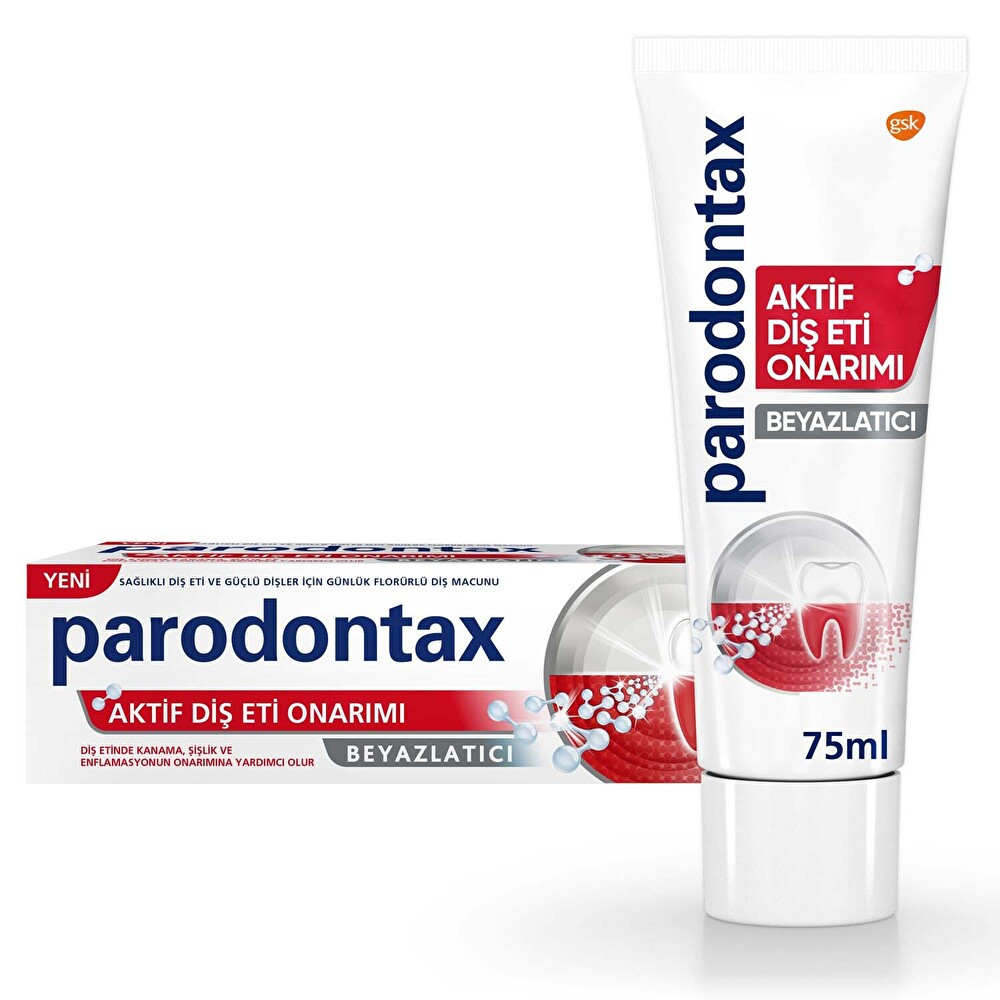 Parodontax Akitf Diş Eti Onarımı Beyazlatıcı Diş Macunu 75 ml Diş Macunları Fiyatı