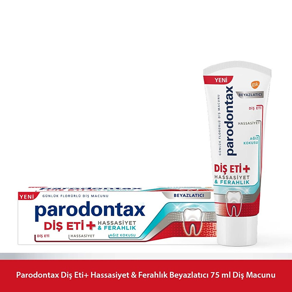 Parodontax Diş Eti Hassasiyet & Beyazlatıcı Diş Macunu 75 ml Diş Macunları Fiyatı
