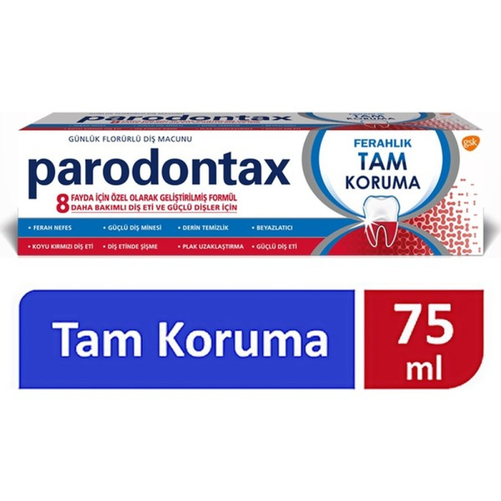 Parodontax Diş Macunu 75 ml Tam Koruma Ferahlık Diş Macunları Fiyatı