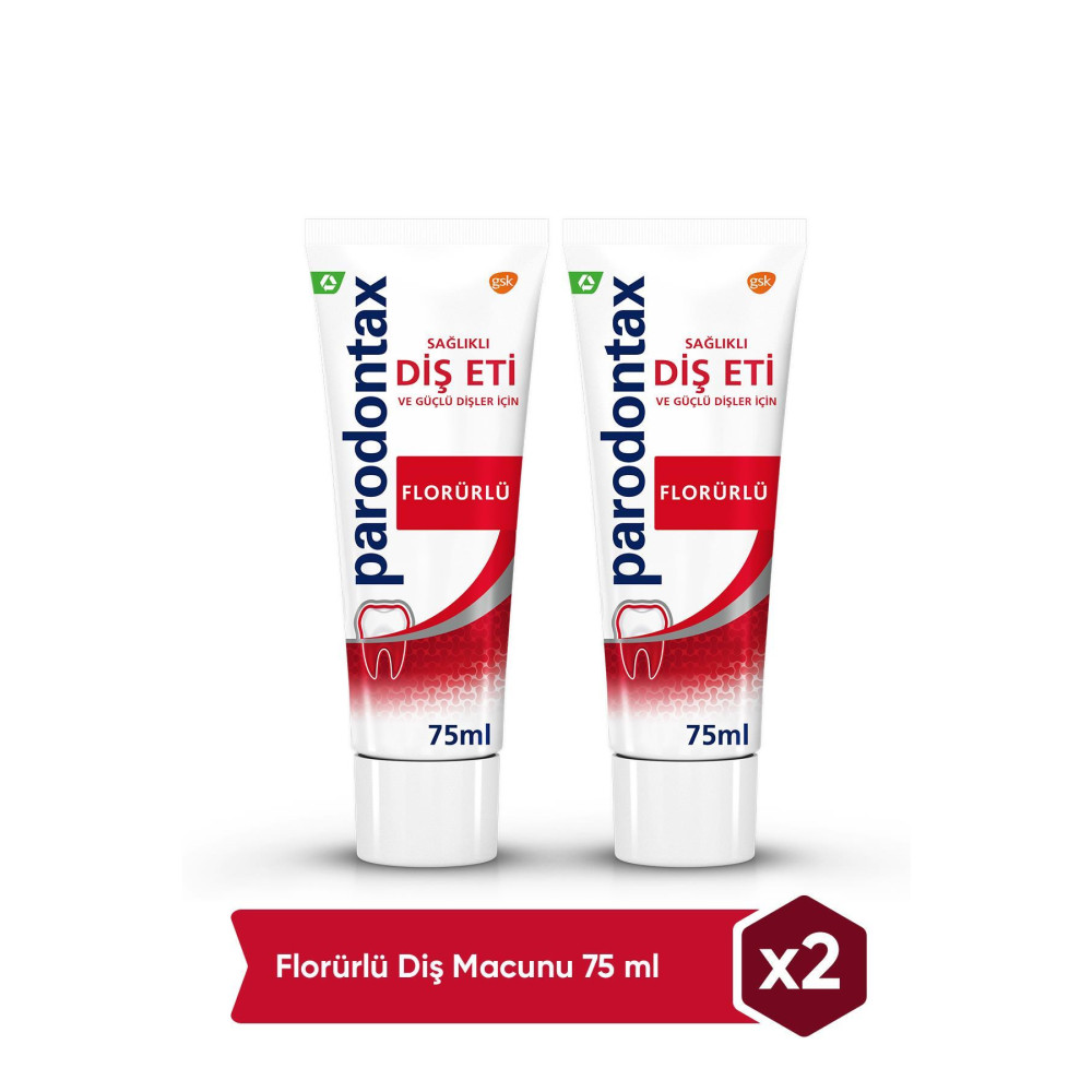 Parodontax Florürlü Diş Macunu 75ml x 2 adet Diş Macunları Fiyatı
