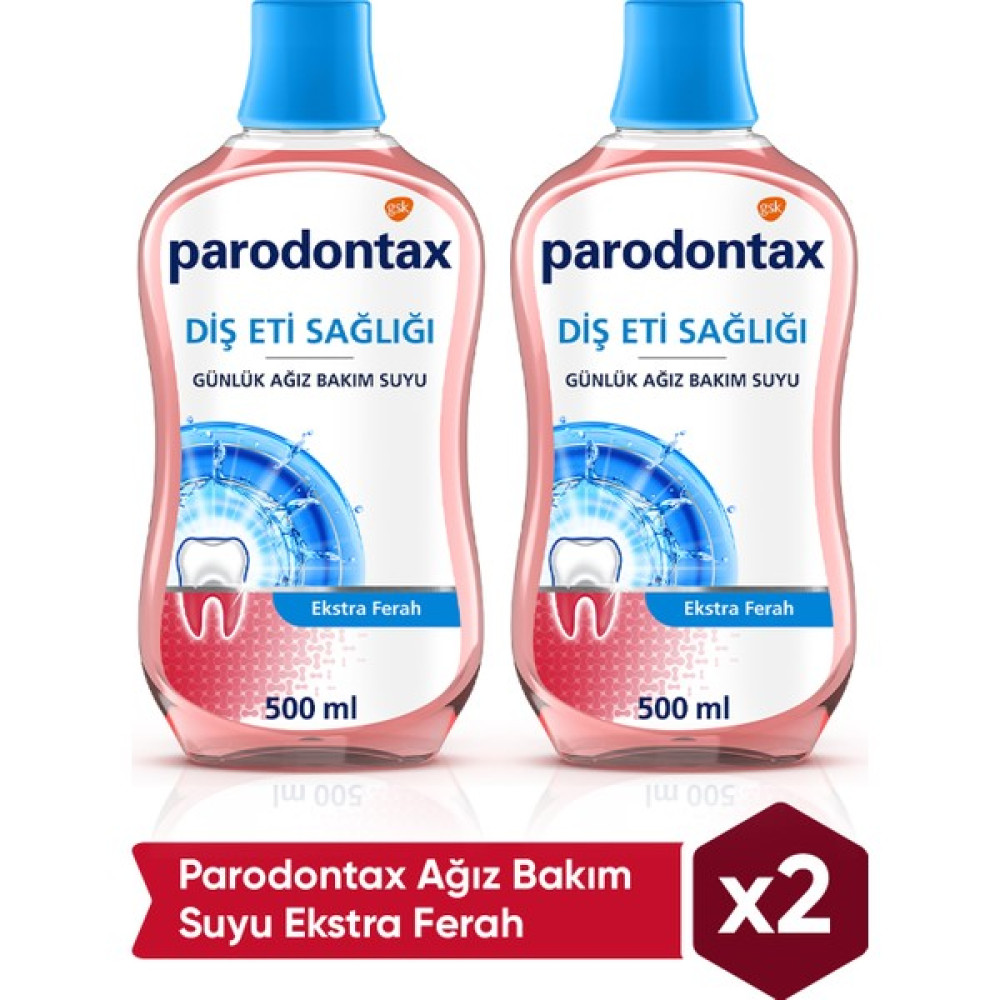 Parodontax Parodontax ağız Bakım Suyu Ekstra Ferah x 2 Ağız Gargara ve Spreyi Fiyatı