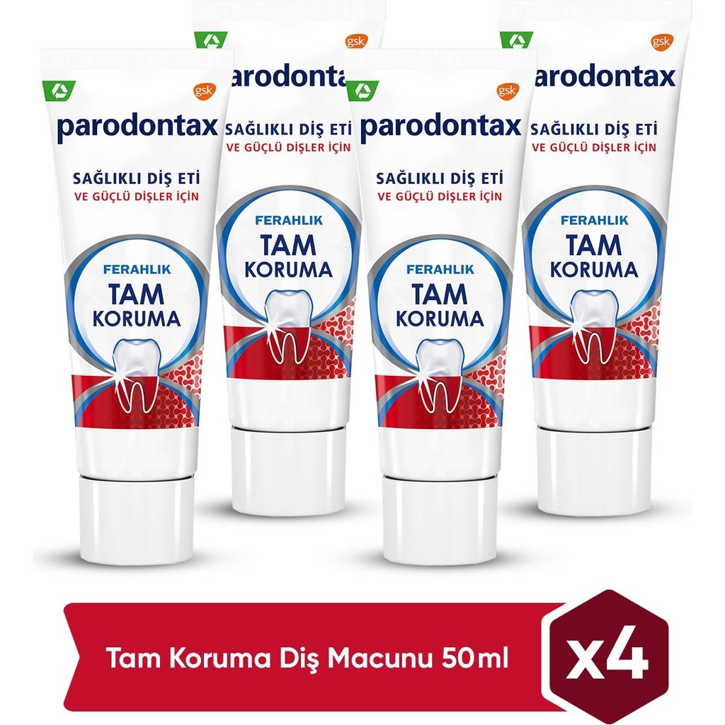 Parodontax Tam Koruma Ferahlık Diş Macunu 50 ml x 4 Adet - 1 Diş Macunları Fiyatı