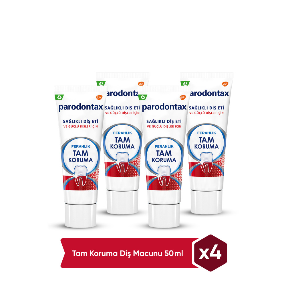Parodontax Tam Koruma Ferahlık Diş Macunu 50 ml x 4 Adet Diş Macunları Fiyatı