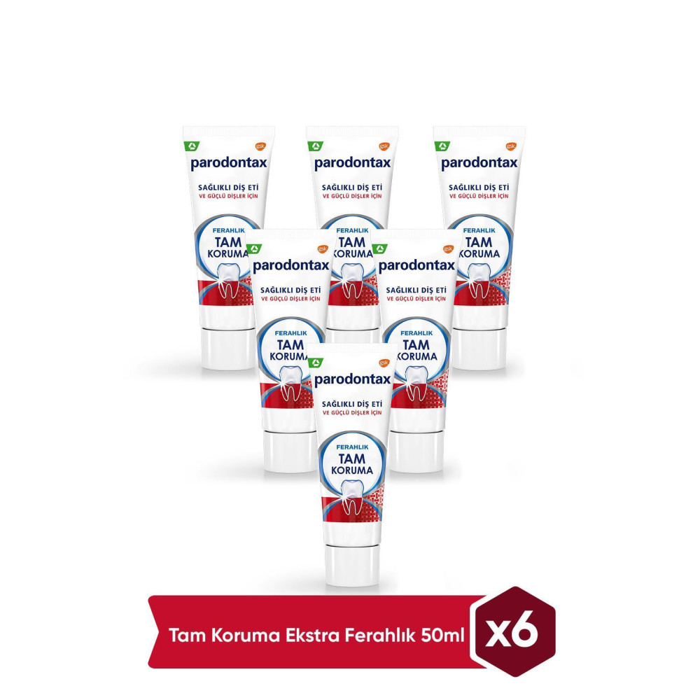 Parodontax Tam Koruma Ferahlık Diş Macunu 6x50ml Diş Macunları Fiyatı