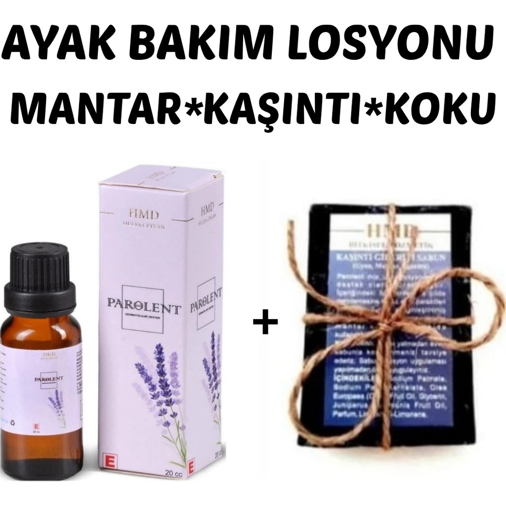 Parolent Bitkisel Ayak Bakım Losyonu 20 Cc+Sabun (Mantar-Kaşıntı-Koku)Sağlık Bakanlığı Onaylı Üts Kayıtlı Diğer Fiyatı