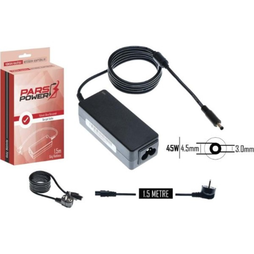 PARS POWER Dell Inspiron 4.5x3.0 45W Notebook Adaptör Şarj Aleti-Cihazı Pars Power Oto Boyaları Fiyatı