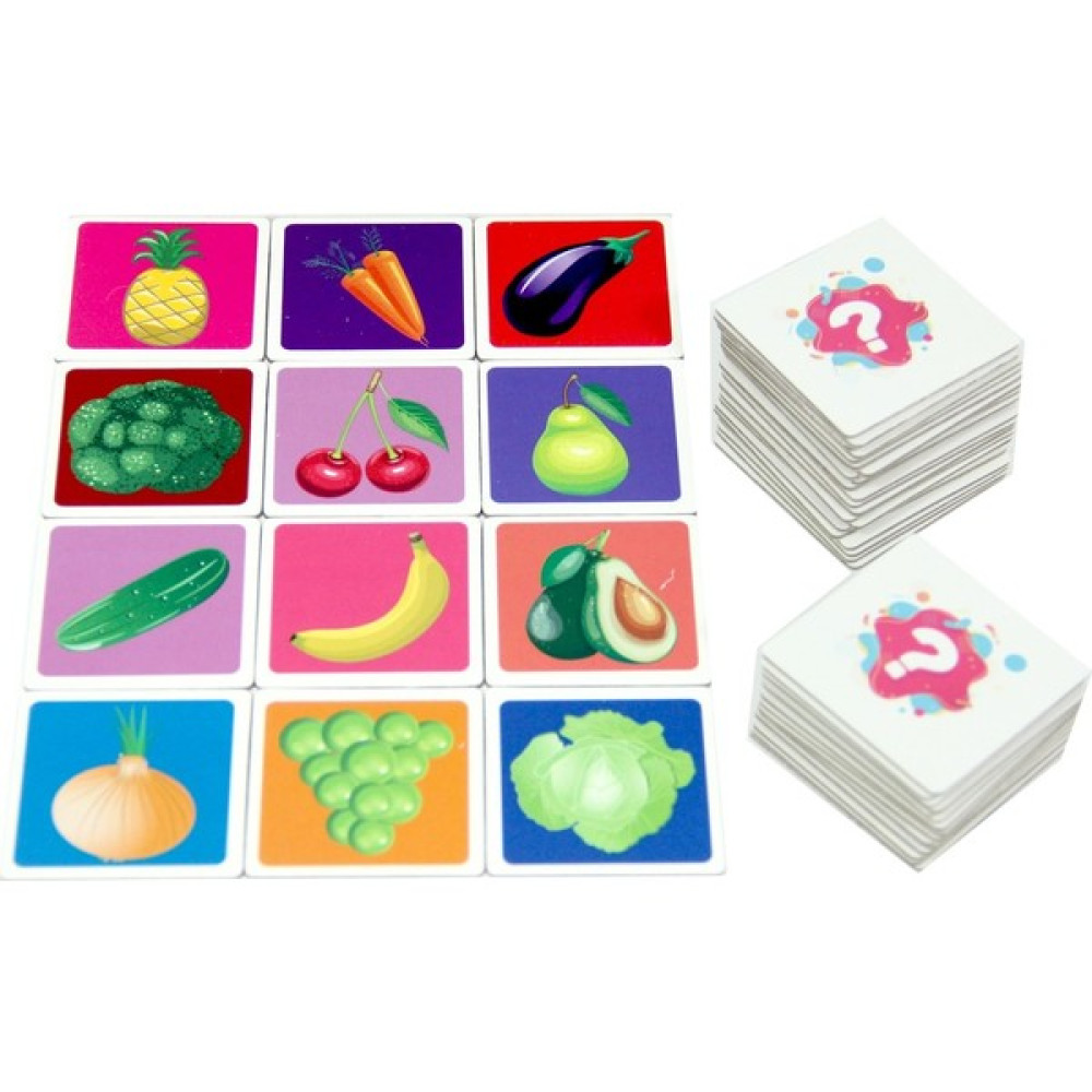 Parstek Memory Game Meyve-Sebze Hafıza Oyunu Oyun Takımları Fiyatı