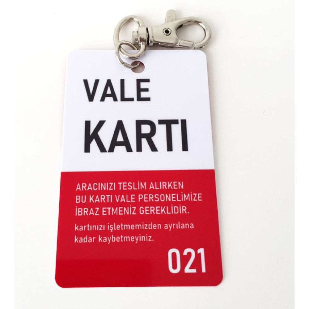 Part Anahtarlık Vale Kartı Takımı 20 Adet Plastik Kart Malzemeleri Fiyatı