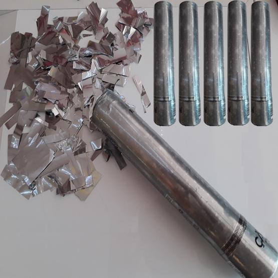 Parti Dolabı 5'li 30 cm Gümüş Grisi Konfeti