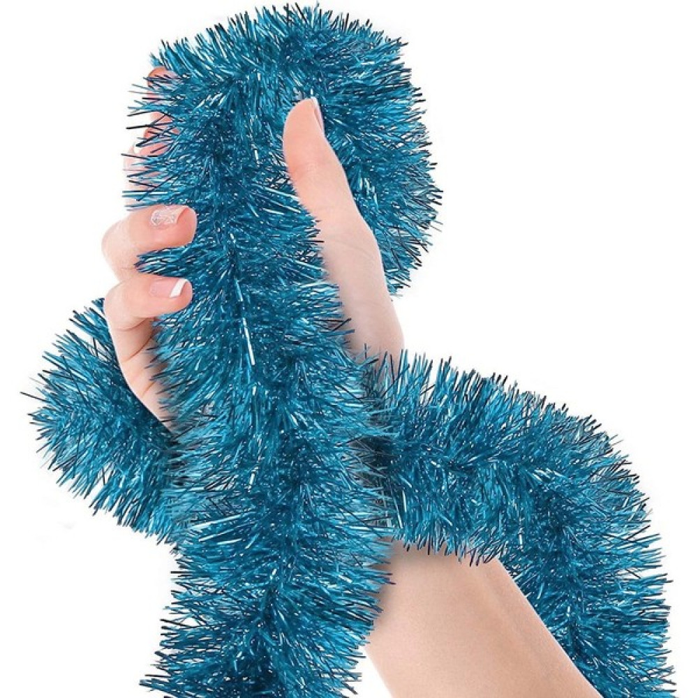 Parti Için Sim Süs 2 Metre Uzunluk 8 cm Genişlik Açık Mavi Renk Ithal - MDN1836-3781 Oto Boyaları Fiyatı