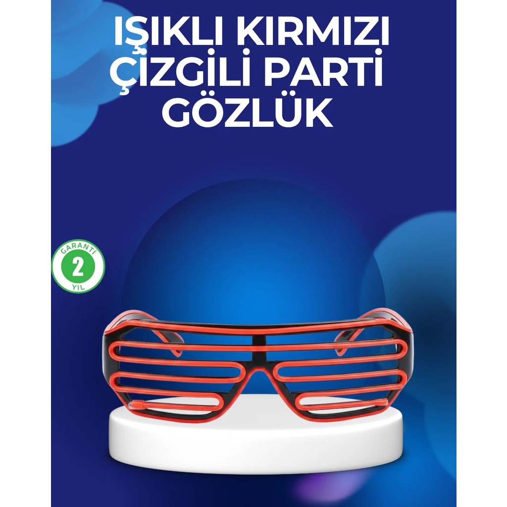 Parti ve Festival Aksesuarı LED Işıklı Gözlük Diğer Fiyatı