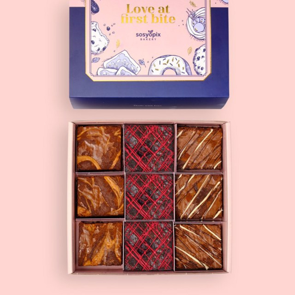 Parti Zamanı Brownie Kutusu - 9 Adet