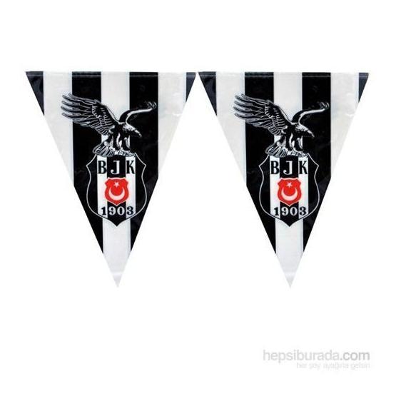 PartiBulutu Beşiktaş Üçgen Bayrak Set