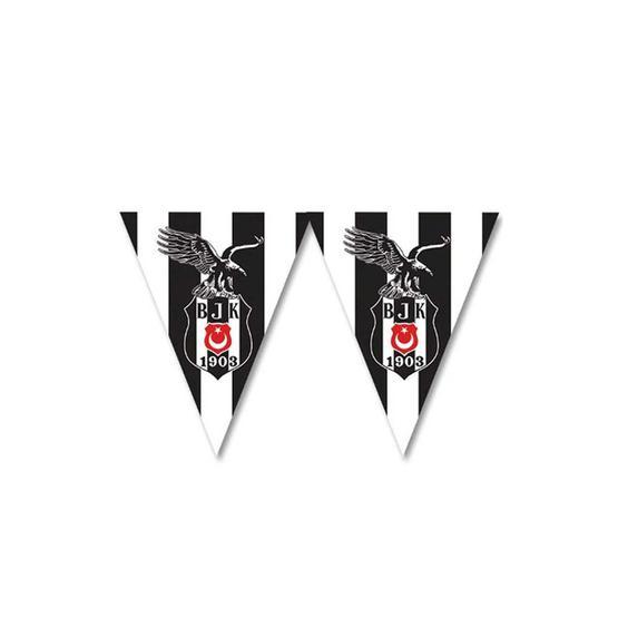 PartiBulutu Beşiktaş Üçgen Bayrak Set