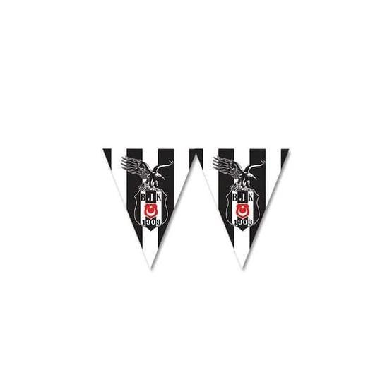 PartiBulutu Beşiktaş Üçgen Bayrak Set