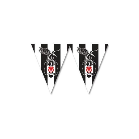 PartiBulutu Beşiktaş Üçgen Bayrak Set