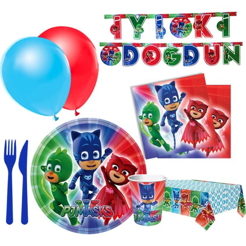 PartiBulutu PijaMaskeliler Parti Seti 8 Kişilik Oyuncak Fiyatı