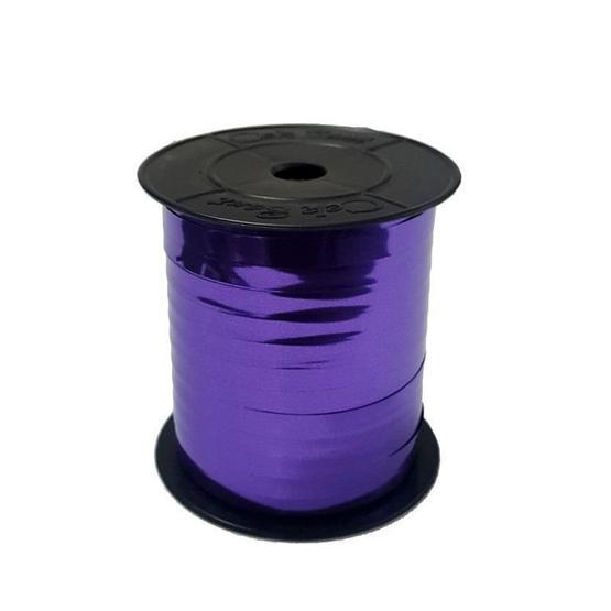 Partifabrik Metalik Mor İpi Rafya Balon