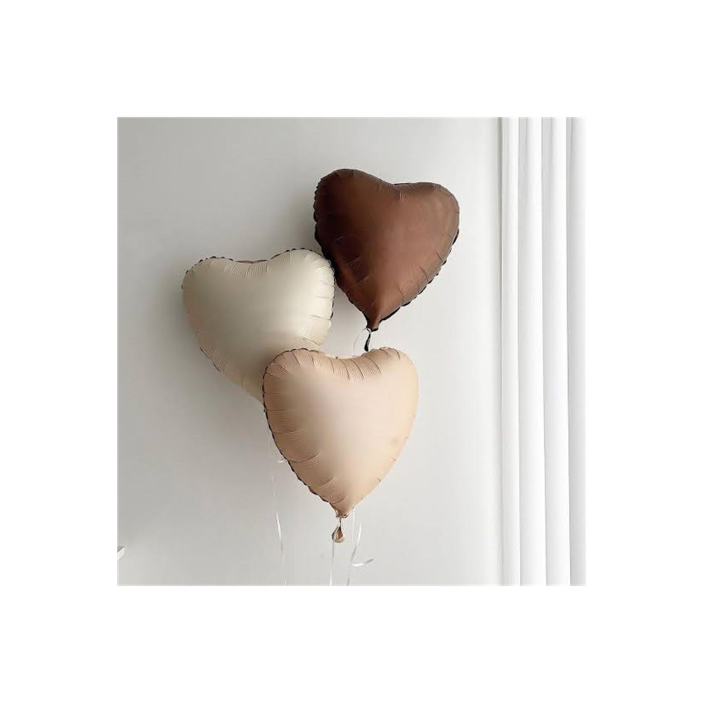 Partifabrik Satin Karamel Kalp Folyo Balon 40 Cm1 Adet Yaş Günü & Parti Fiyatı