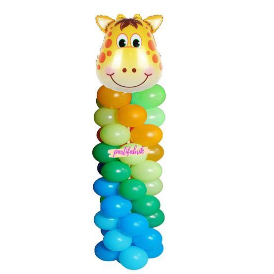 Partifabrik Zürafa Kafa Safari Tema Balon