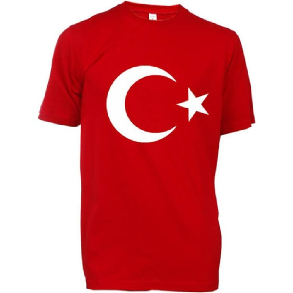 Parypary Kırmızı Ay Yıldız Türk Bayraklı Tişört Erkek T-shirt Fiyatı