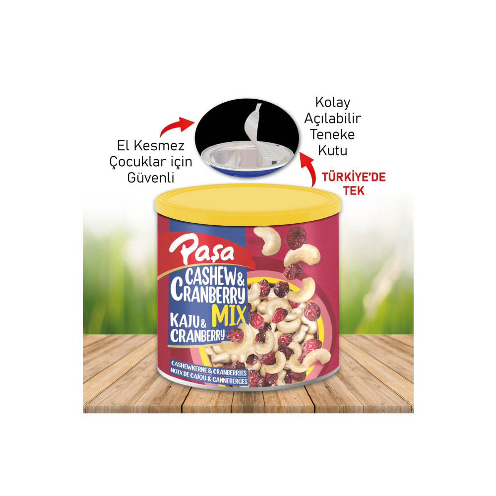 Paşa Kuruyemiş Çiğ Kaju & Turna Yemişi Teneke Kutu 150 gr Kuruyemiş Fiyatı
