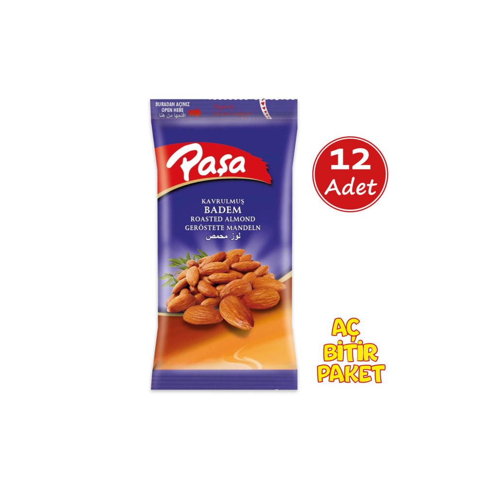 Paşa Kuruyemiş Paşa Badem 40 gr X 12 Adet (1. KALİTE) Kuruyemiş Fiyatı