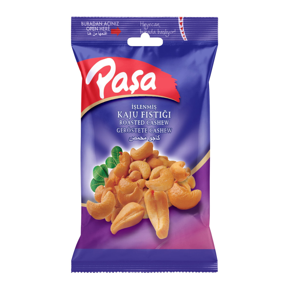 Paşa Kuruyemiş Paşa Kaju Fıstığı 70 gr X 6 Adet (NATUREL 1. KALİTE) Kuruyemiş Fiyatı