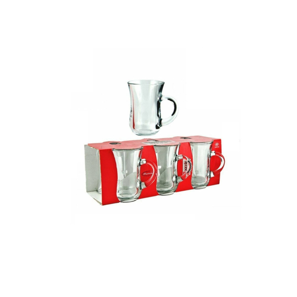 Paşabahçe 55411 Sade Keyif Kulplu Çay Bardağı 140 Cc 6 Lı Fincan / Bardak / Kahve Takımı Fiyatı