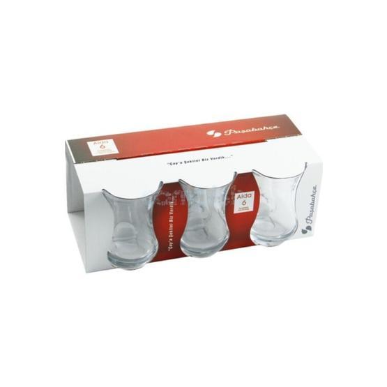 Paşabahçe Aida 6'lı Çay Tabağı