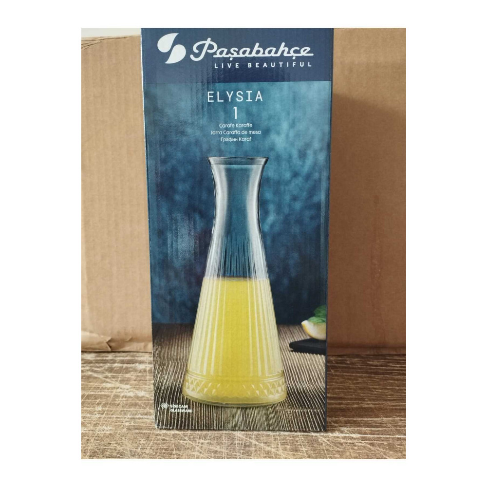 Paşabahçe Elysia Karaf Limonata Şişesi Vazo Şişe Sürahi 940 CC Kapaksız Sürahi Fiyatı