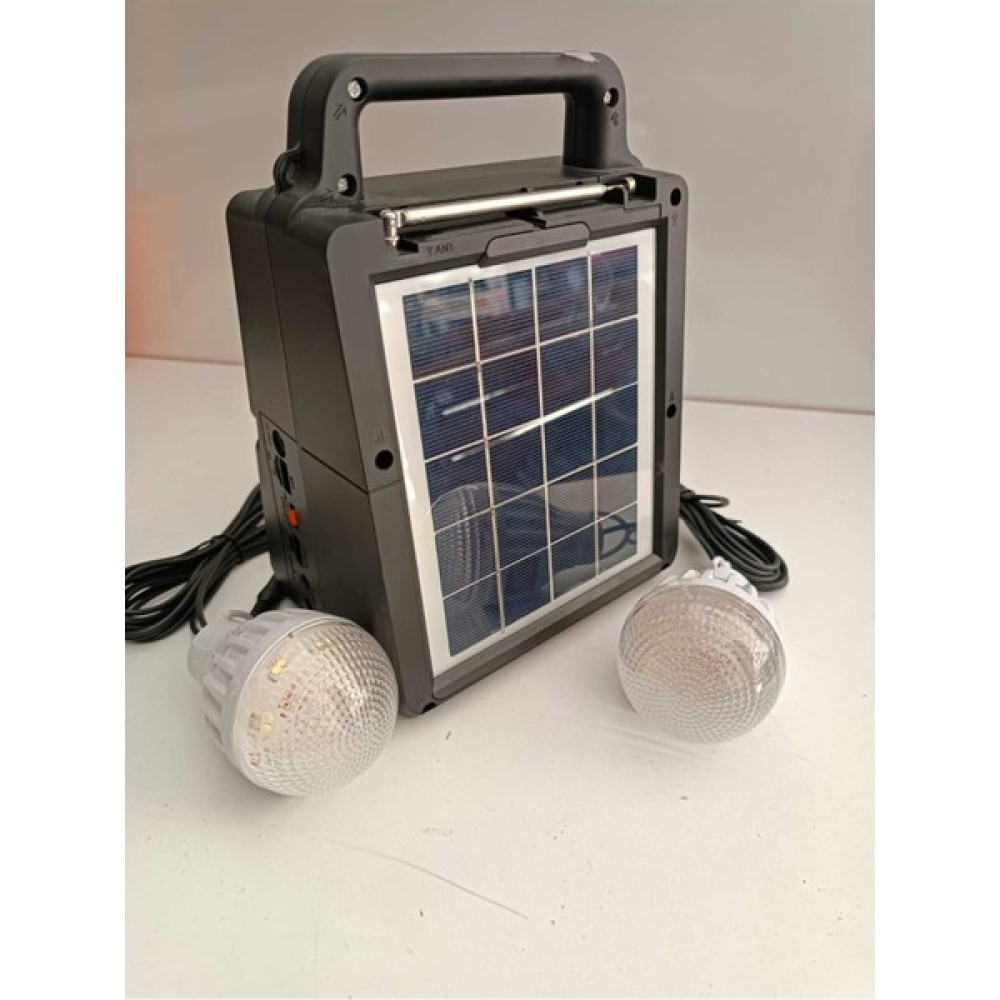 Pasaj Danal Everton RT-913 Şarjlı Fm/usb/bt Güneş Enerjili 2 Ampullü Solar Set (Kablosuz Telefon Şarj) - Siyah Elektrik ve Aydınlatma Fiyatı