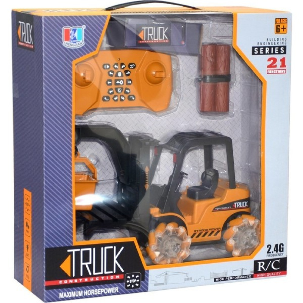Pasifik Toys 689-807 Pasifik, Kumandalı Işıklı Froklift - Turuncu Oyuncak Araç Fiyatı