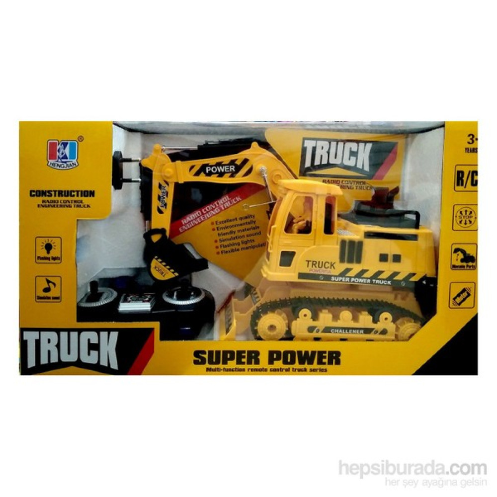 Pasifik Toys Uzaktan Kumandalı Şarjlı İş Makınası Kepçe Dozer Oyuncak Araç Fiyatı