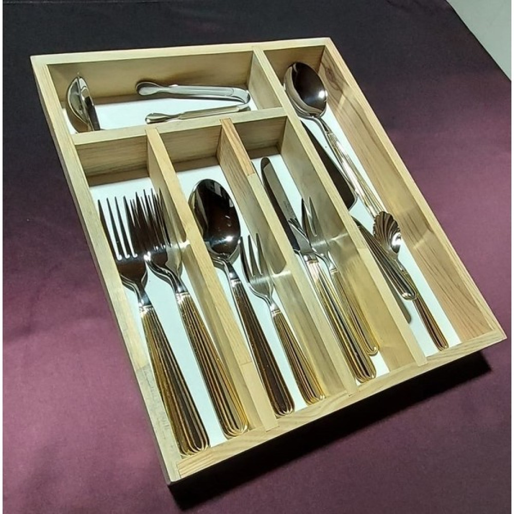 Pasiflora Home Desing Pasiflora Home Ahşap Modern Çekmece Içi Kaşıklık Beyaz 35x29 Pratik Mutfak Gereçleri Fiyatı