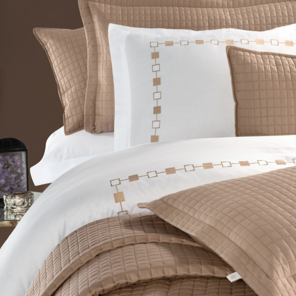 Pasıonı - Saten - Elegante - Çift Kişilik Yatak Örtüsü Takımı - 260 x 270 cm - Açık Kahverengi Yatak Örtüsü Fiyatı