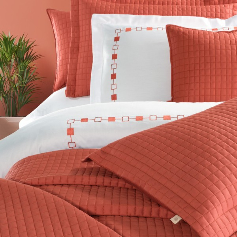 Pasıonı - Saten - Elegante - Çift Kişilik Yatak Örtüsü Takımı - 260 x 270 cm - Mercan Yatak Örtüsü Fiyatı