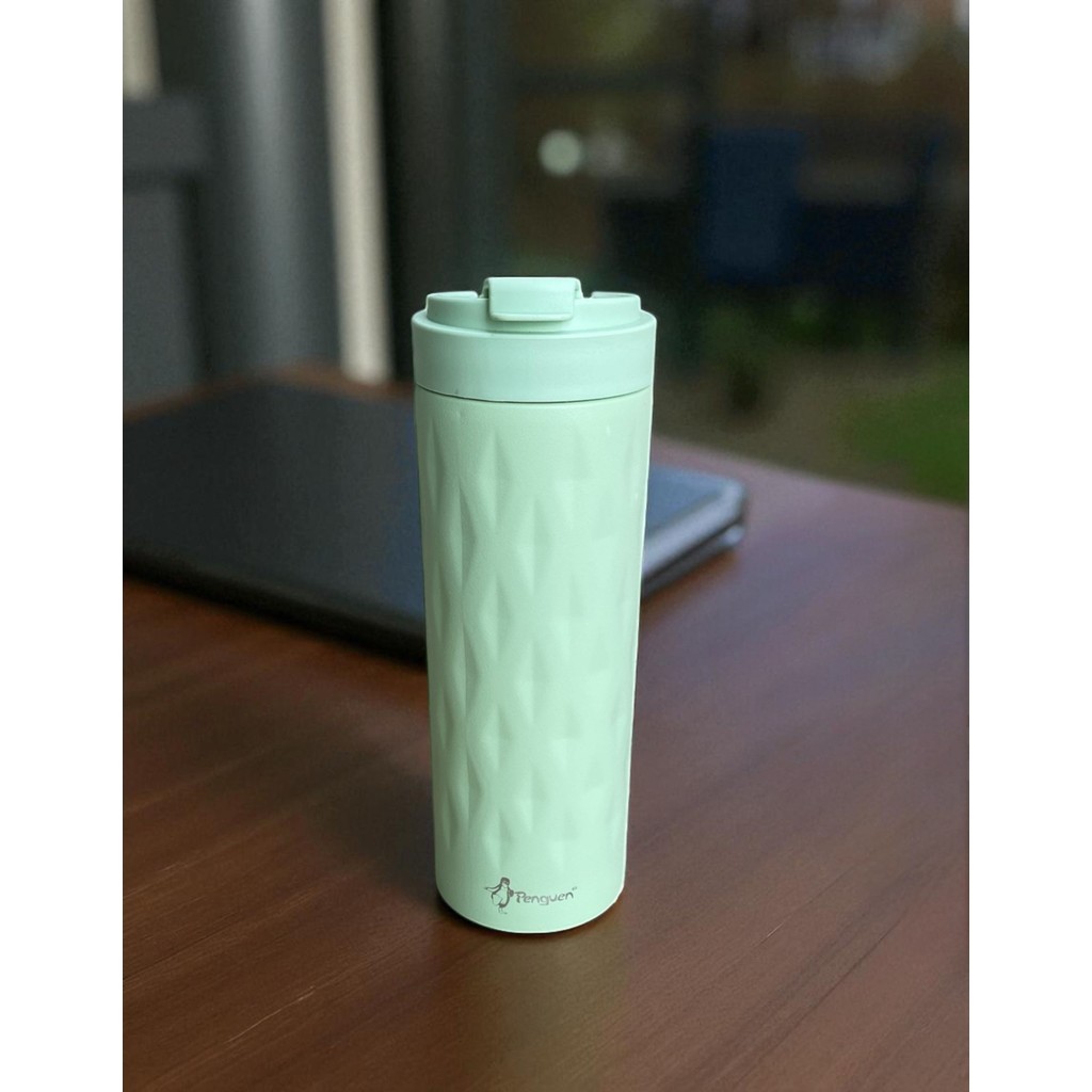Paslanmaz Çelik 500ML Outdoor Termosu 6 Saat Sıcak 12 Saat Soğuk Bardak Termos Desenli Mug - 500 ml - Açık Yeşil Diğer Fiyatı