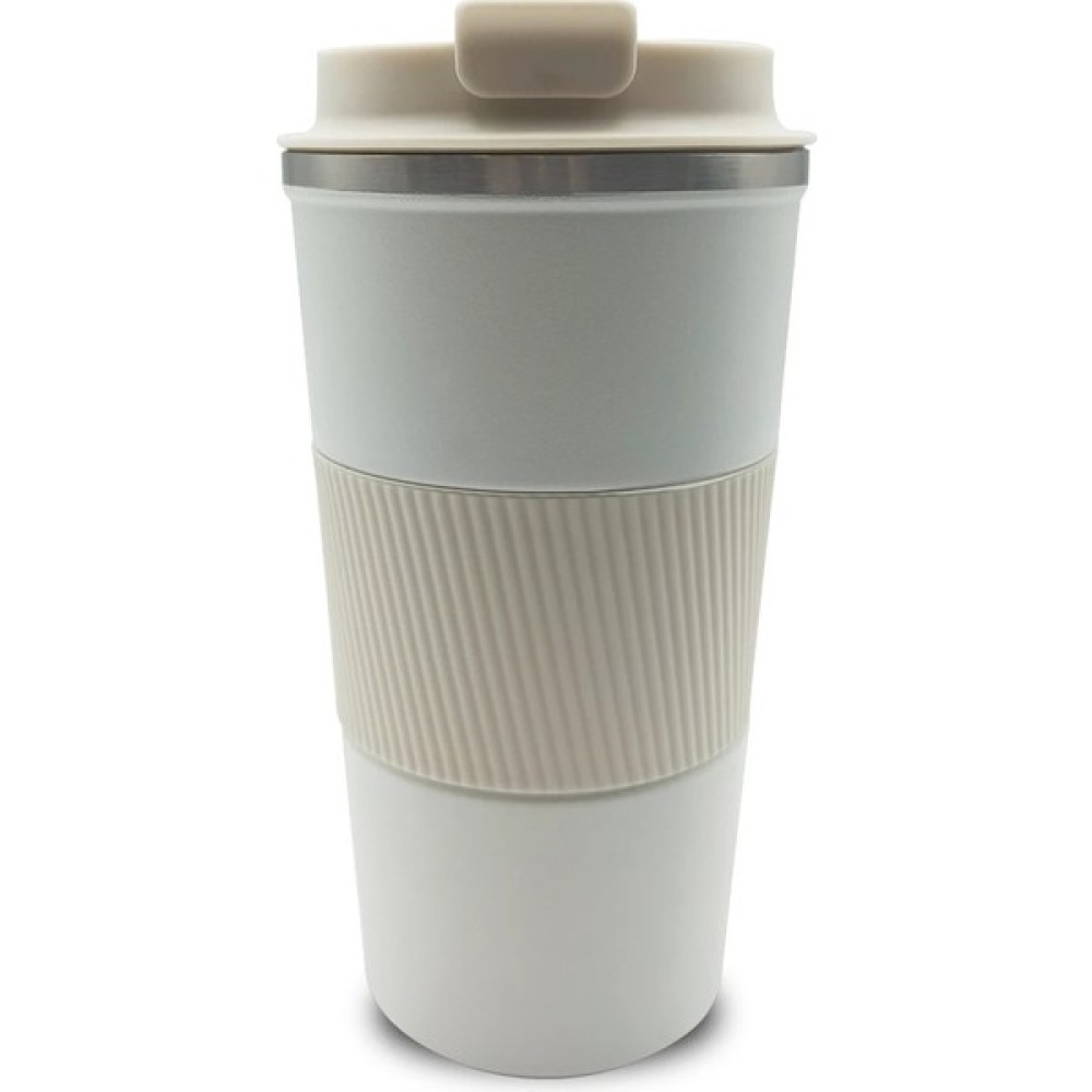 Paslanmaz Çelik Termos Kaydırmaz Taban Silikon Gövdeli 500 ml Beyaz - 0,50 lt Oto Boyaları Fiyatı